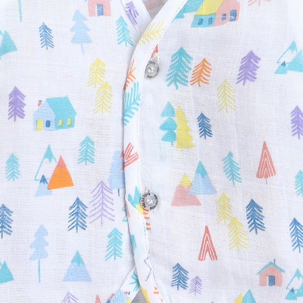 Polka Tots Soft Cotton Pack of 3 Sleeveless Baby Jhablas