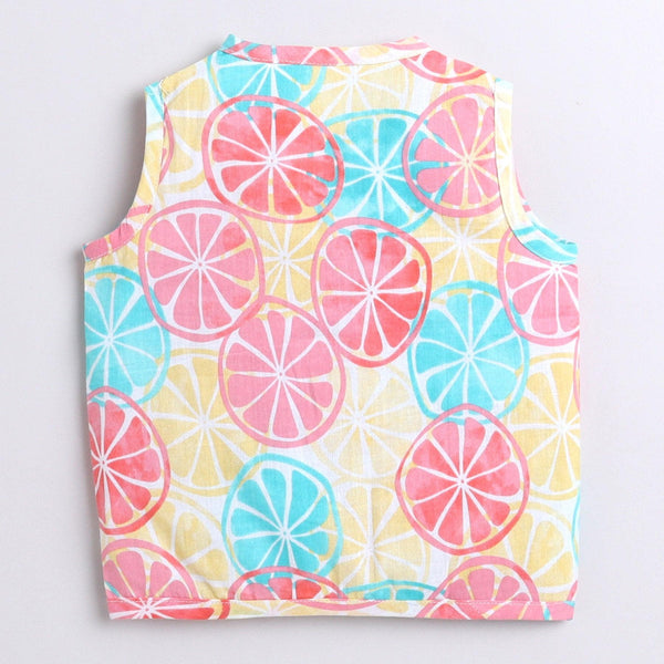 Polka Tots Soft Cotton Pack of 3 Sleeveless Baby Jhablas