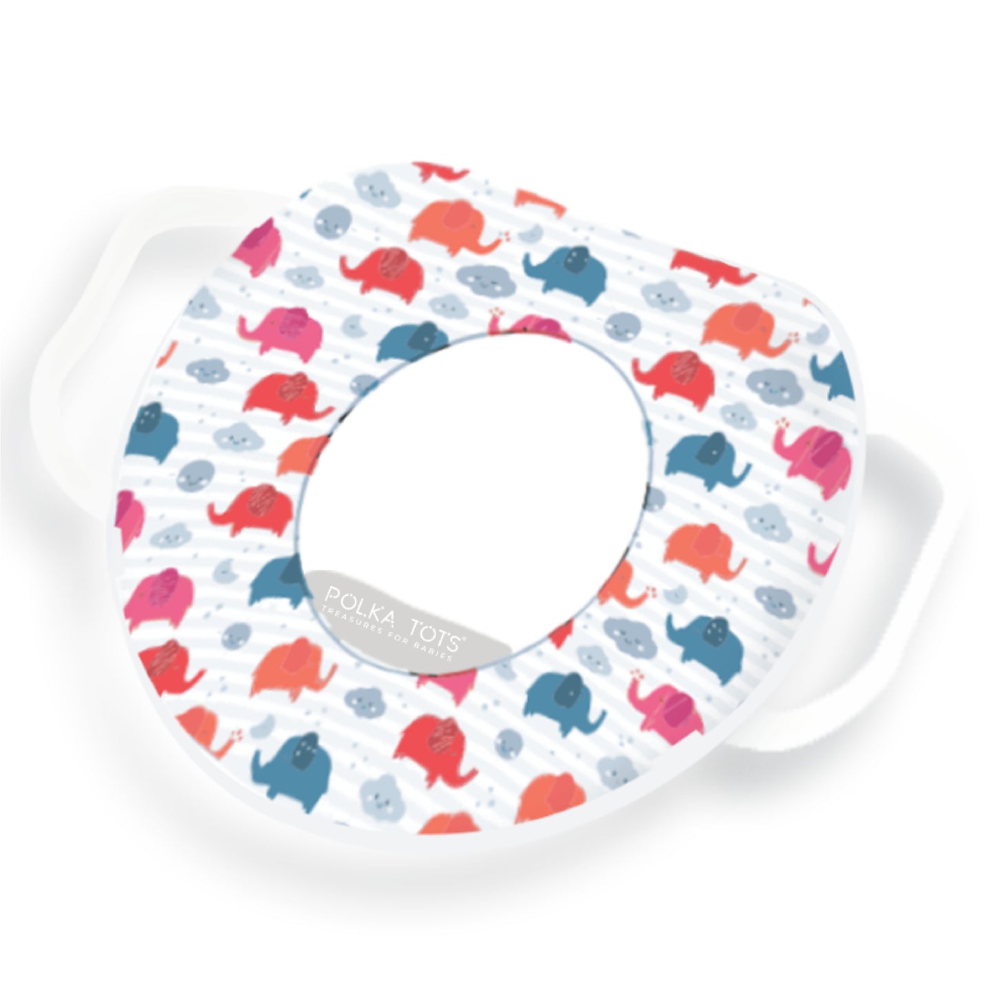 Polka Tots Hop Pop Potty Seat for 9+ Months (White)