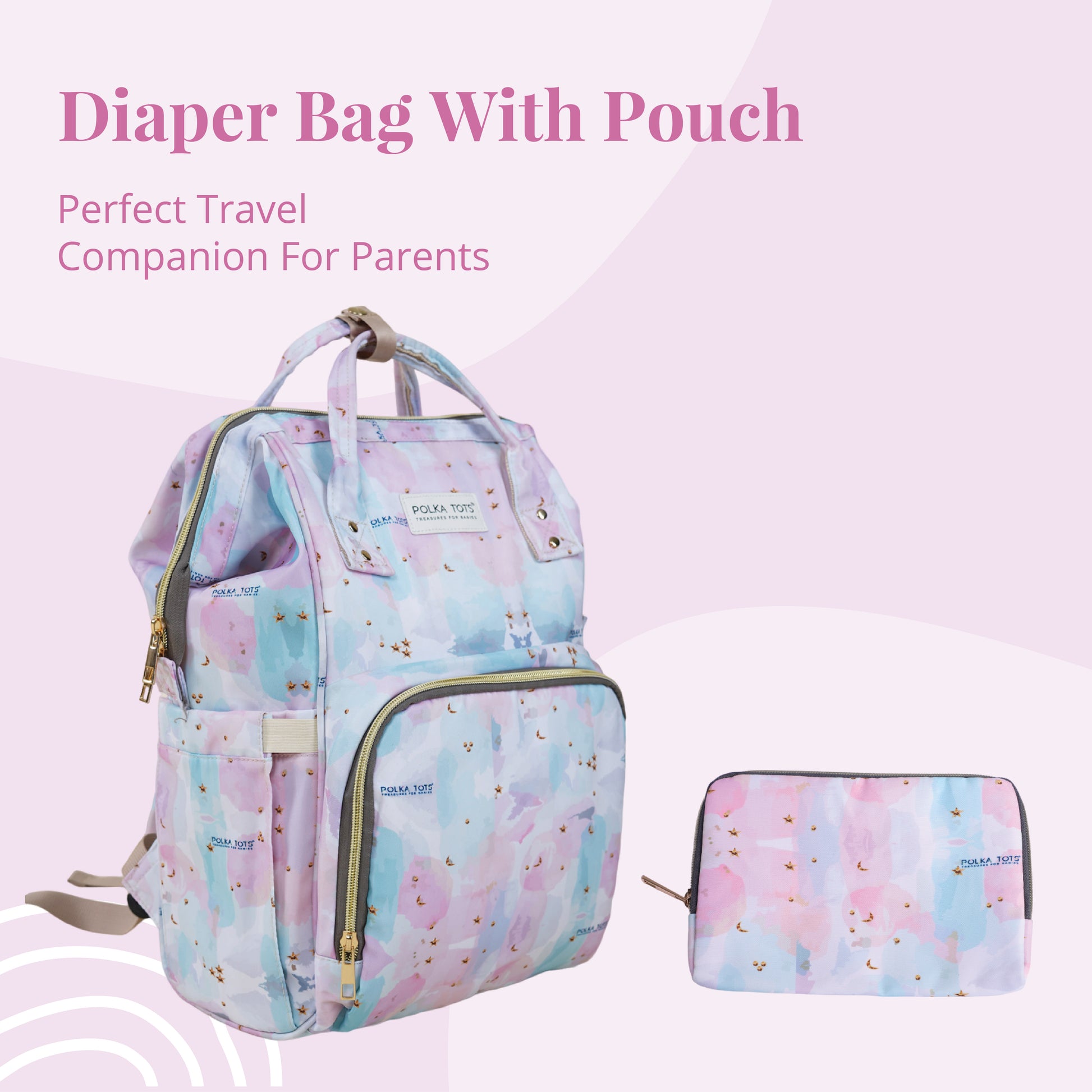 diaper bag with pouch 