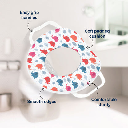 Polka Tots Hop Pop Potty Seat for 9+ Months (White)