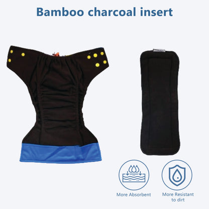 Bamboo Charcoal Reusable Cloth Diaper (Umbrella)