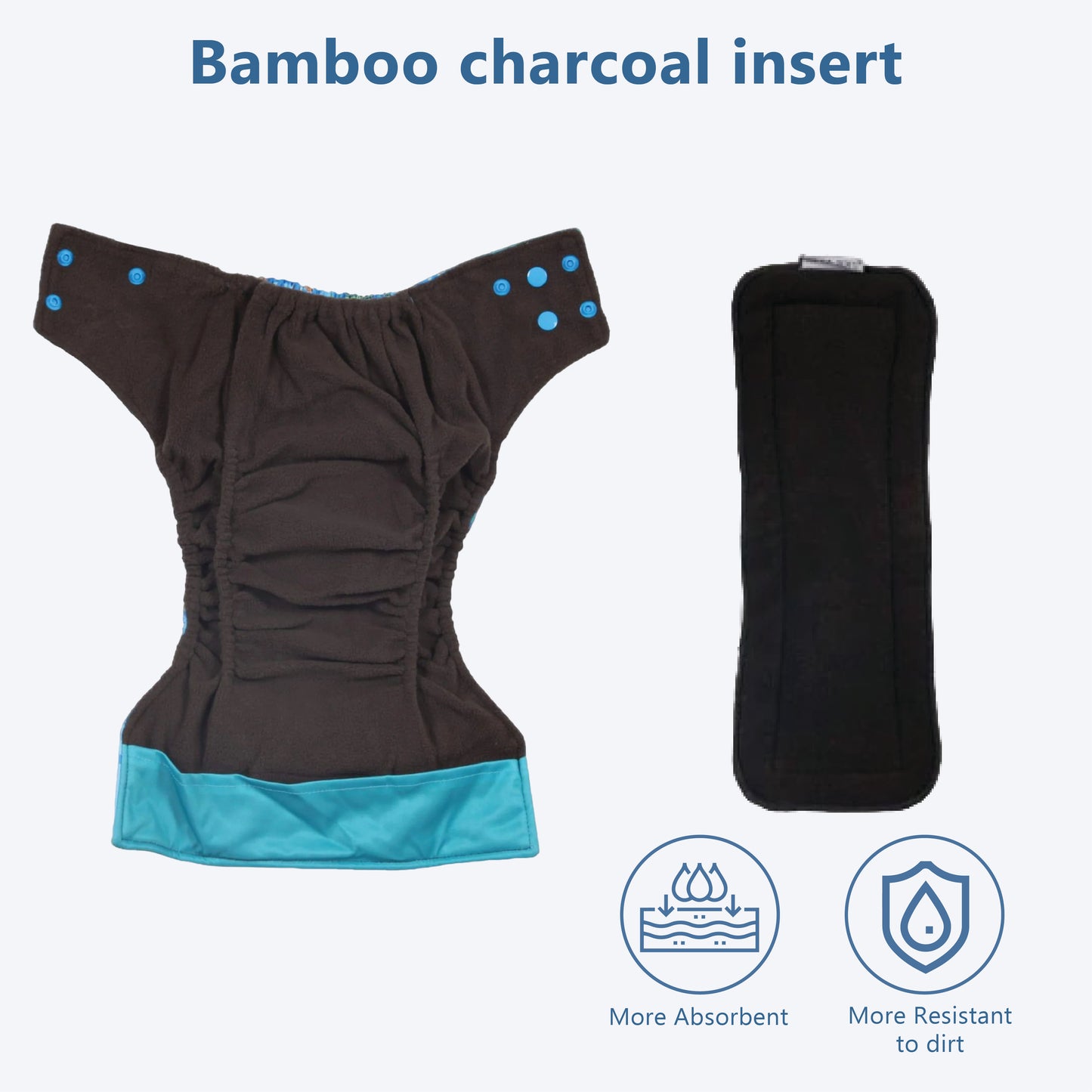 Bamboo Charcoal Reusable Cloth Diaper (Car)