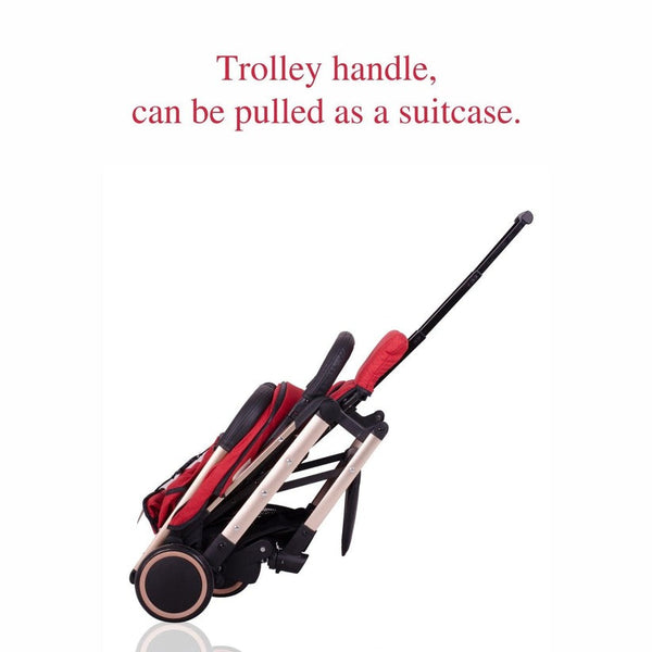Light weight Travel Baby Trolley Stroller (Red)
