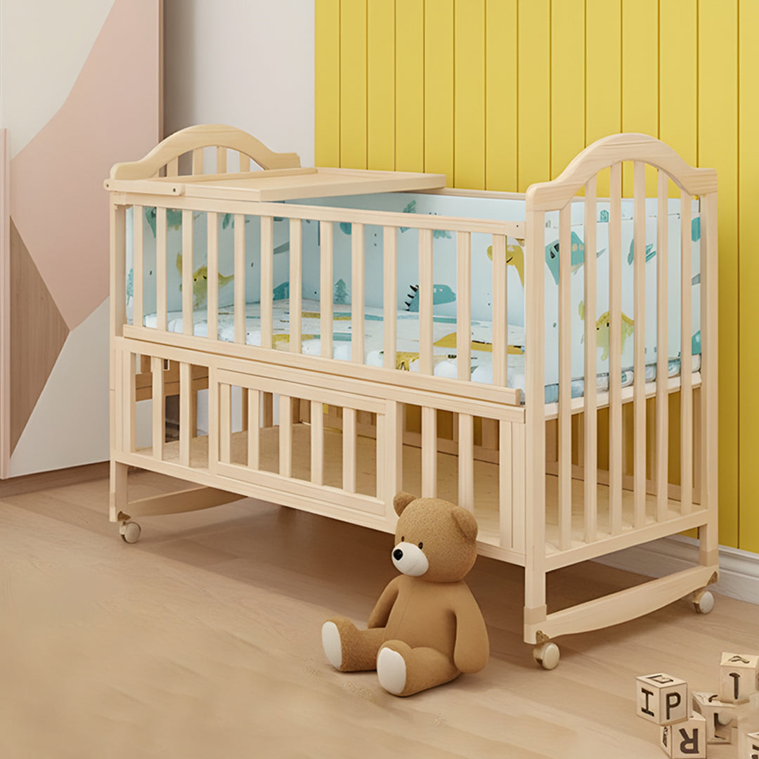 Polka Tots Flexicot Multipurpose Baby Bed - Dinosaur