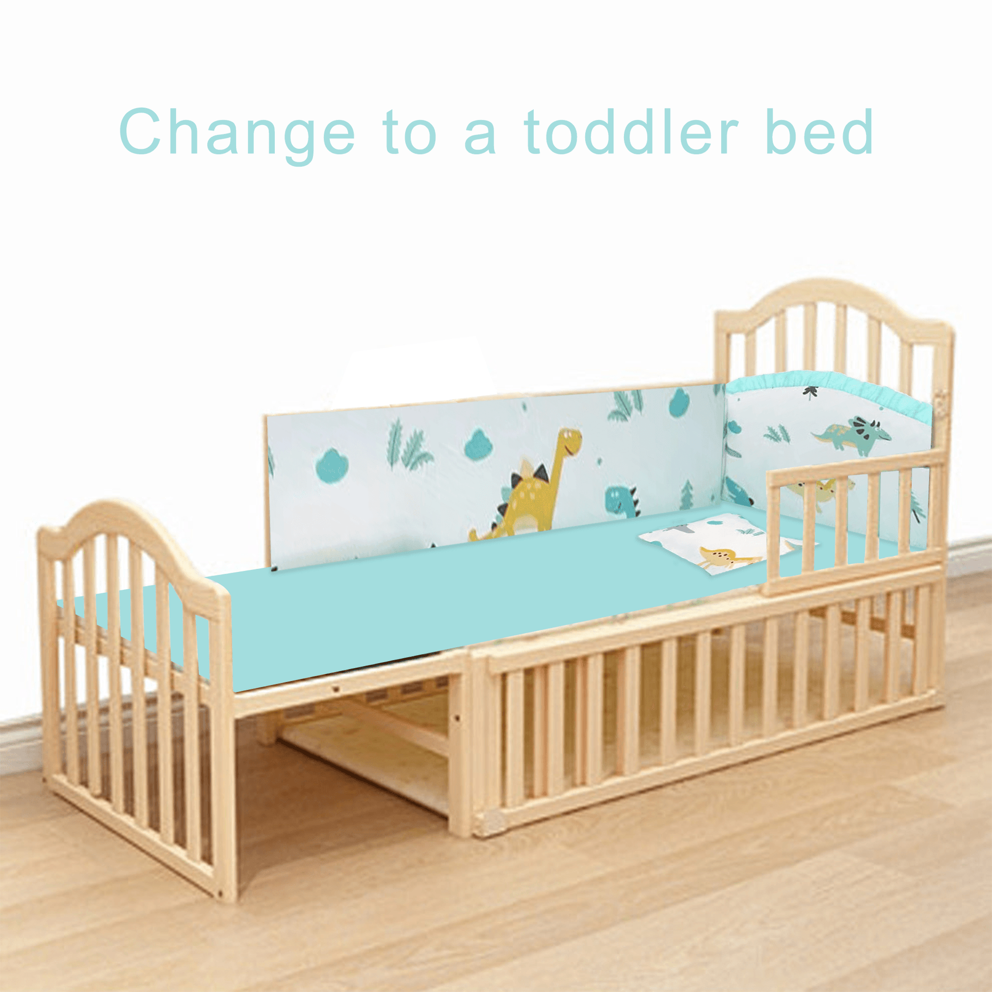 Polka Tots Flexicot Multipurpose Baby Bed Dinosaur