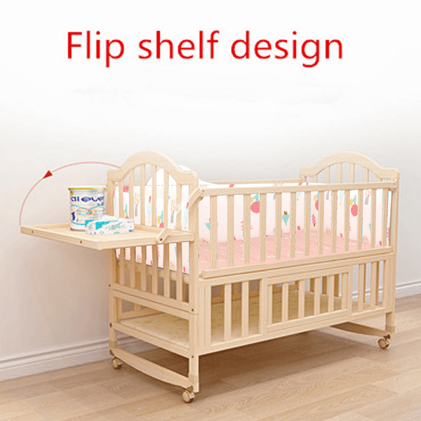 Polka Tots Flexicot Multipurpose Baby Bed - Fruits