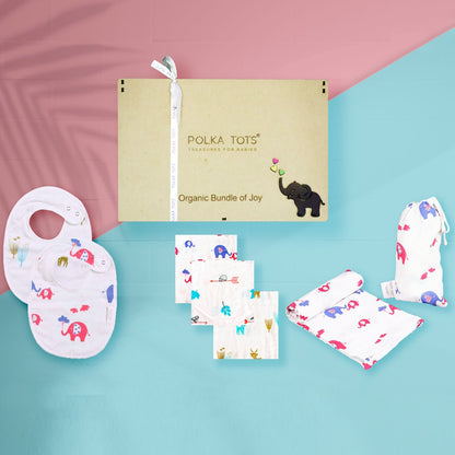 New Born Baby Premium Organic Wooden Gift Box  (Any Mix Designs/Colour/Prints )