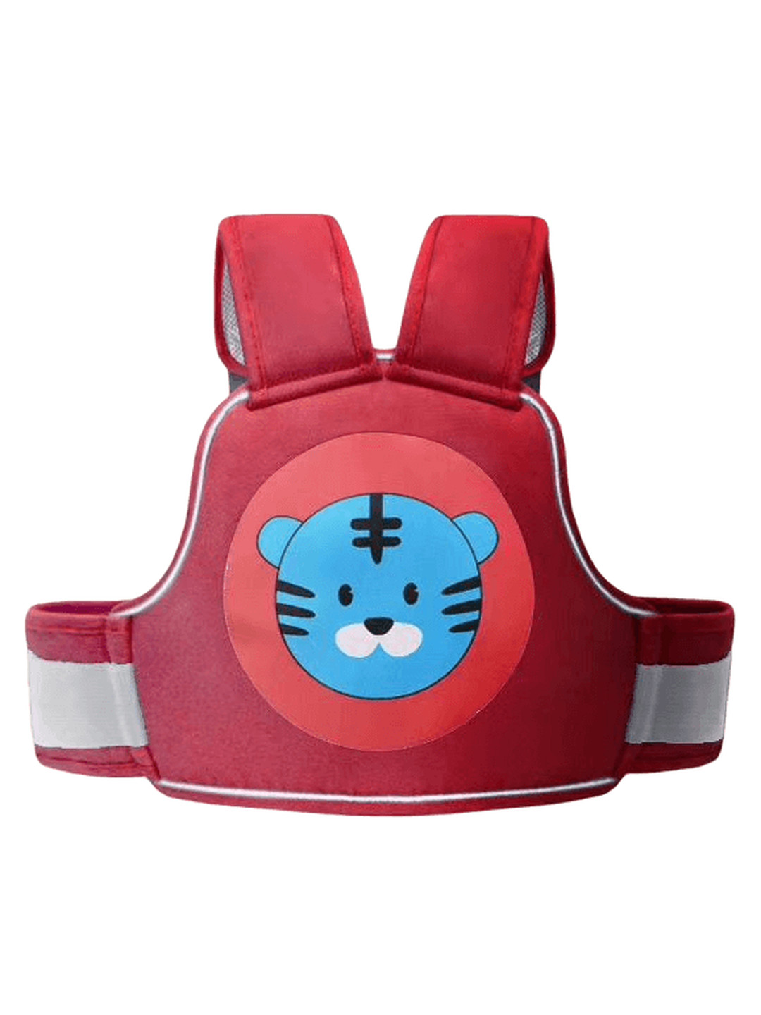 Baby Safety Travel Belt, Two Wheeler Baby Carrier for Kids Red Color (Cat)