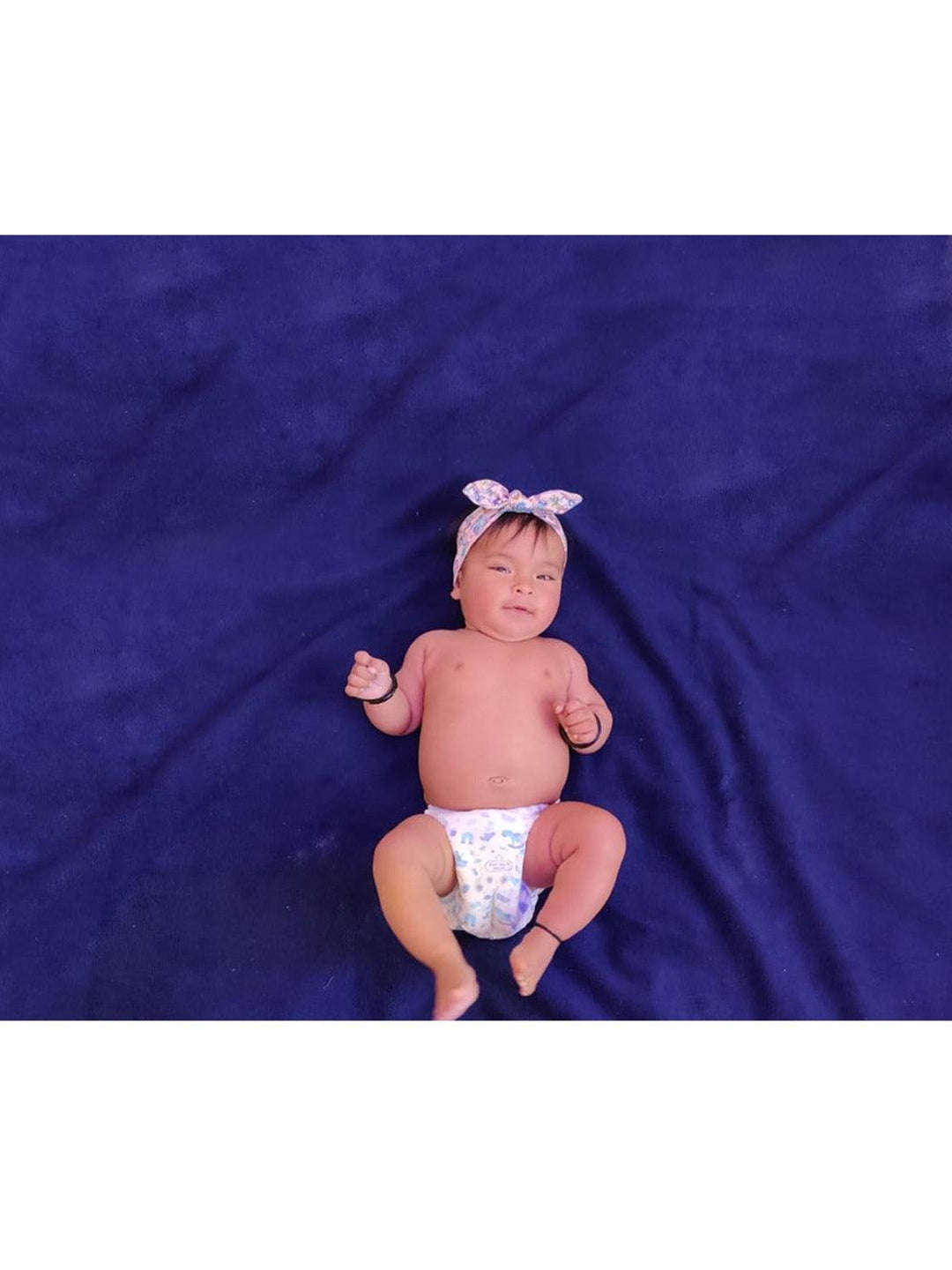 Baby Dry Sheet / Bed Protector Large Dark Blue (Size 100 x 140 CM)