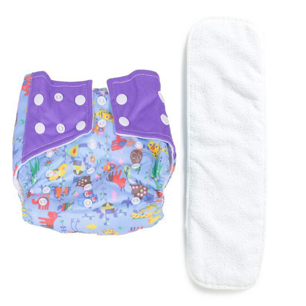 Polka Tots Cloth Diaper with adjustable snap 