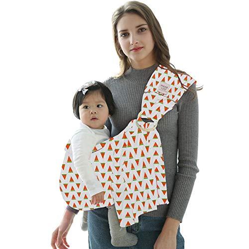 POLKA TOTS Baby Ring Sling Carrier Wrap For Infants - Upto 8 Kgs (Pink Watermelon Print)