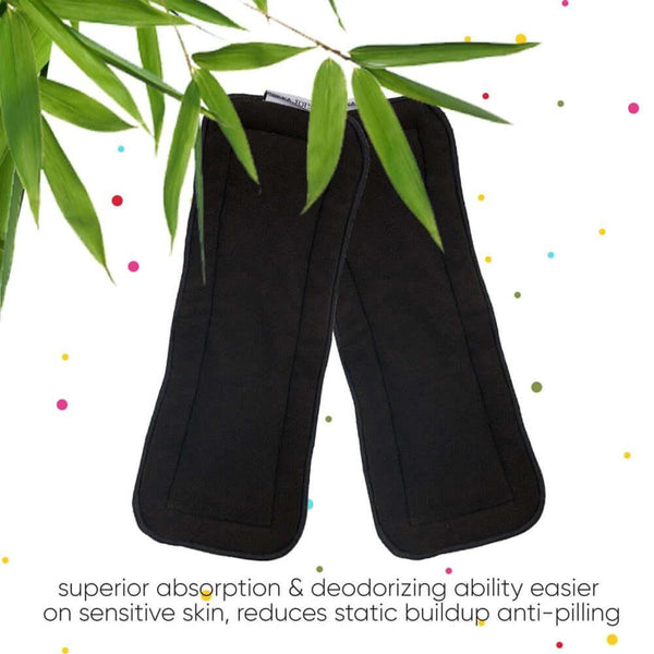 Bamboo Charcoal Insert For Reusable Cloth Diaper (Pack of 2)