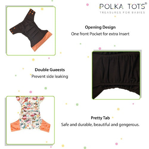 use of charcoal cloth diaper polka tots 