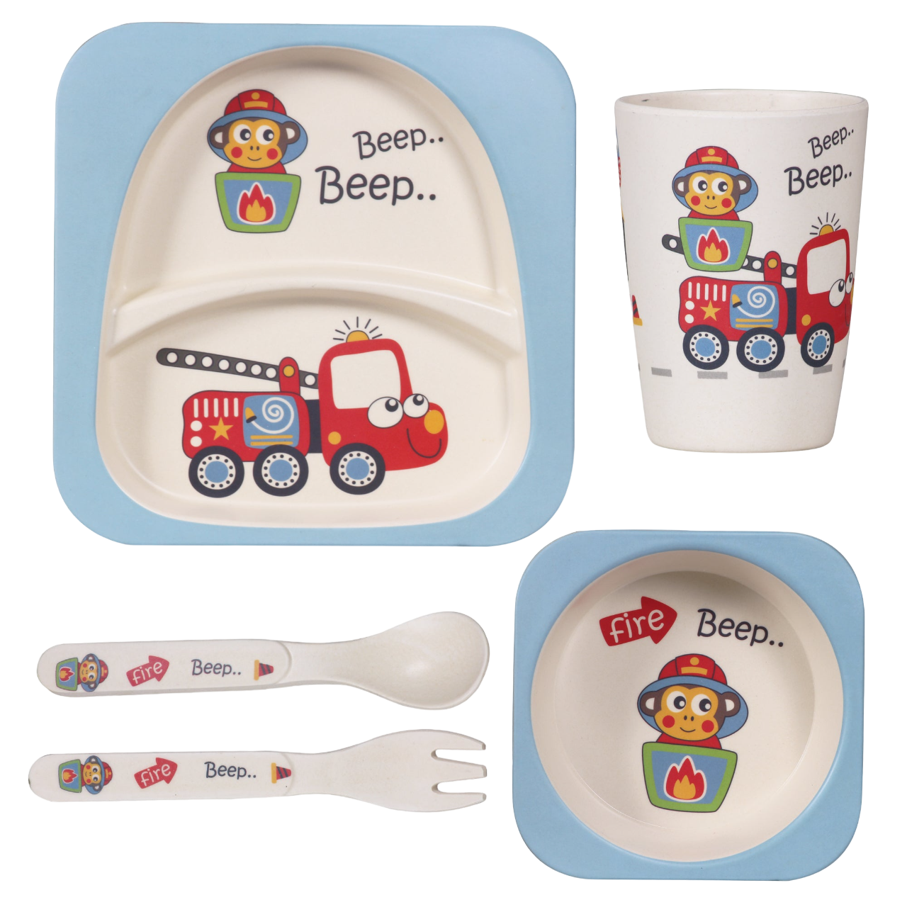 5. pc kids dinner set