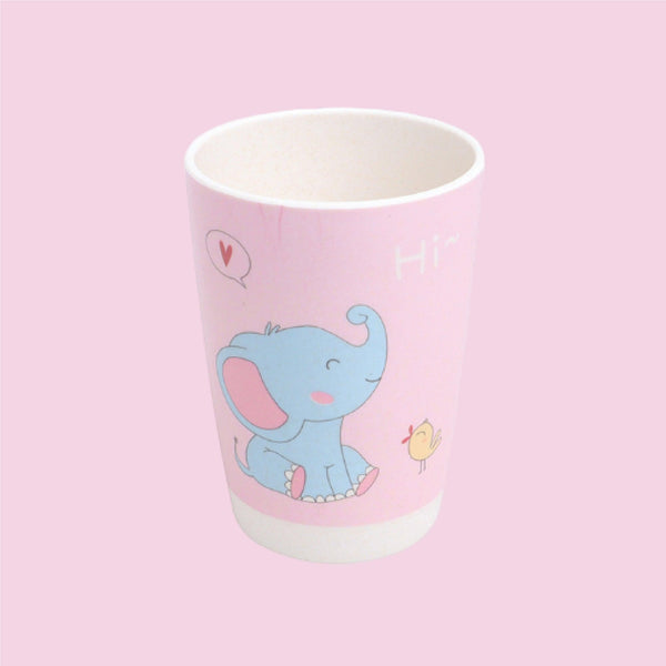 Eco Friendly Bamboo Fiber Kids Dinner Set (Bird Elephant)