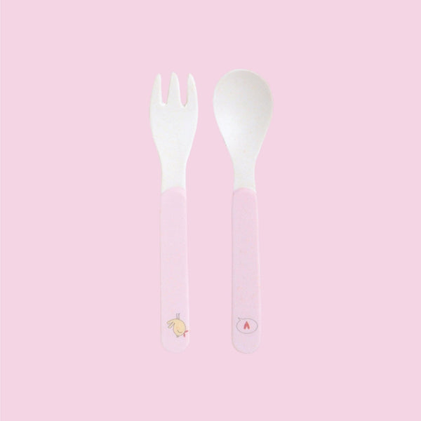Eco Friendly Bamboo Fiber Kids Dinner Set (Bird Elephant)