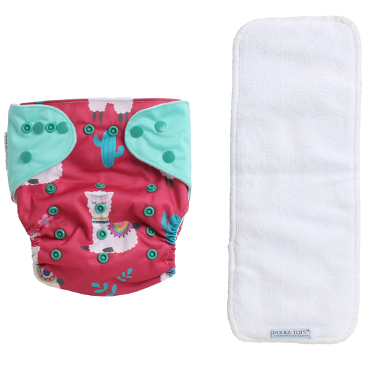 Polka Tots Cloth Diaper with Insert 