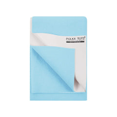 Baby Dry Sheet / Bed Protector Small Blue (Size 50 x 70 CM)
