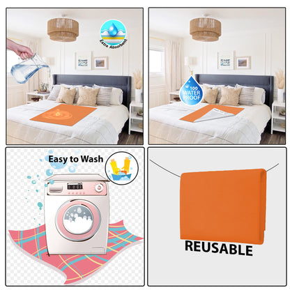 easy to wash - reusable dry sheet  