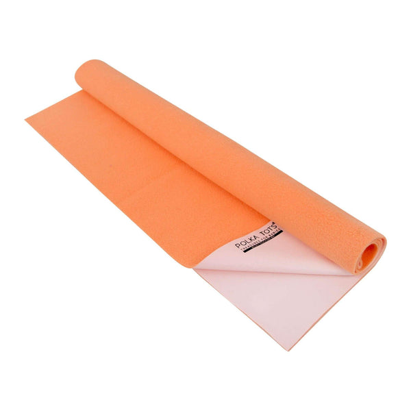 Baby Dry Sheet / Bed Protector XL Peach (Size 140 x 200 CM)