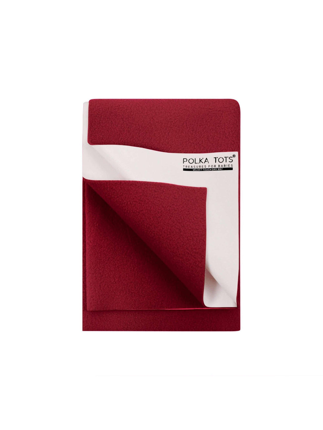 Baby Dry Sheet / Bed Protector Small Maroon (Size 50 x 70 CM)