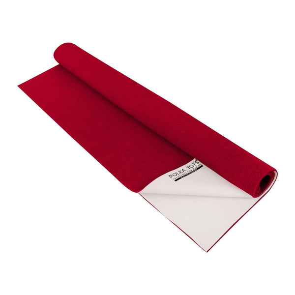 Baby Dry Sheet / Bed Protector Medium Dark Red (Size 70 x 100 CM)