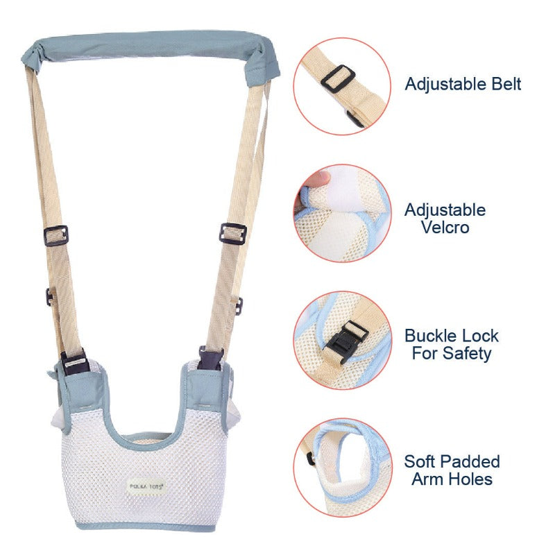 Use of Polka Tots baby walking harness 