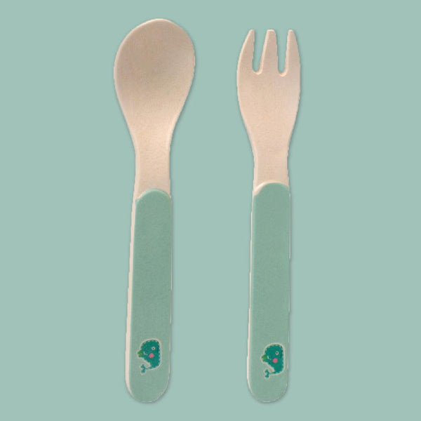 Eco Friendly Bamboo Fiber Kids Dinner Set (Whale)