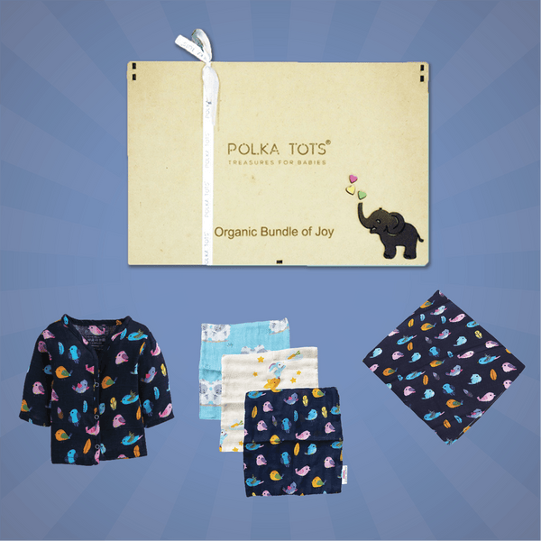 New Born Baby Premium Organic Wooden Gift Box  (Bird)