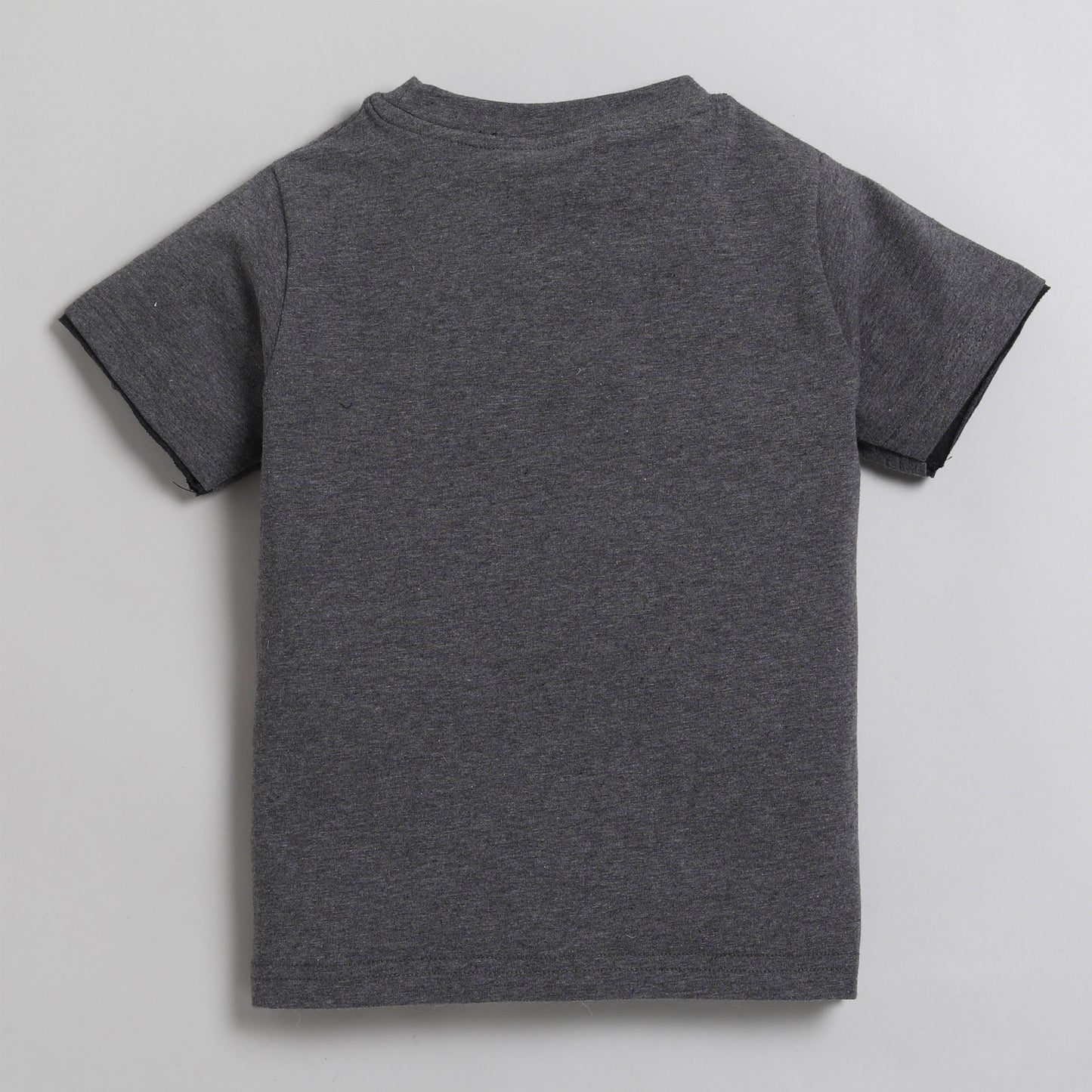 Polka Tots Half Sleeve T-Shirt 100% Cotton Great Player Print - Grey