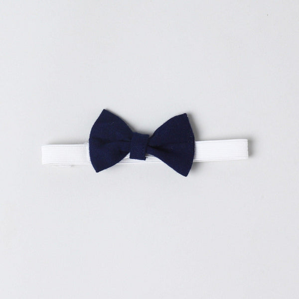 Polka Tots Full Sleeve Onesie with Waistcoat and Bow tie Blue