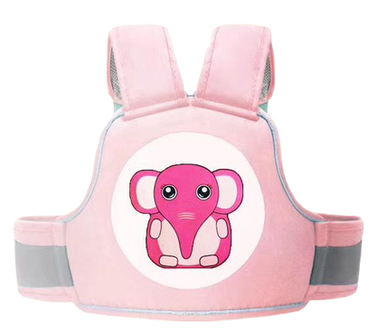 Two wheeler baby carrier Pink Elephants 