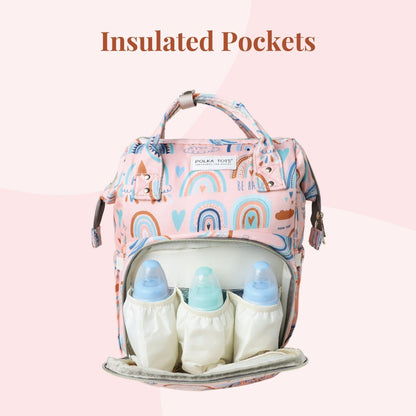 insulated pockets diaper bag