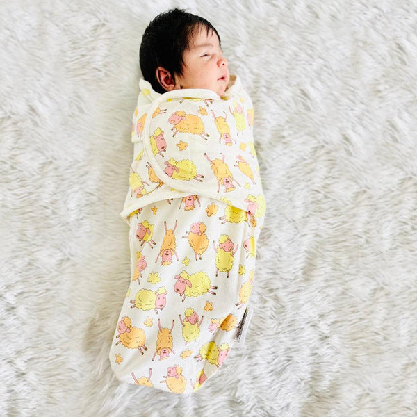 Muslin Cotton Swaddle Wrap Sleeping Bag (Sheep)
