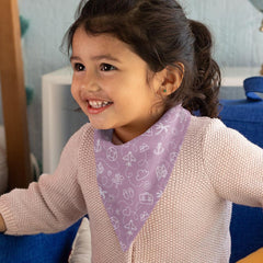 Bandana Style Bib Little Travel Print