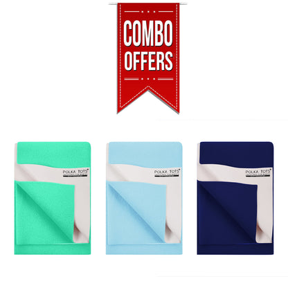 Combo of New Baby Dry Sheet / Bed Protector (Small Size)
