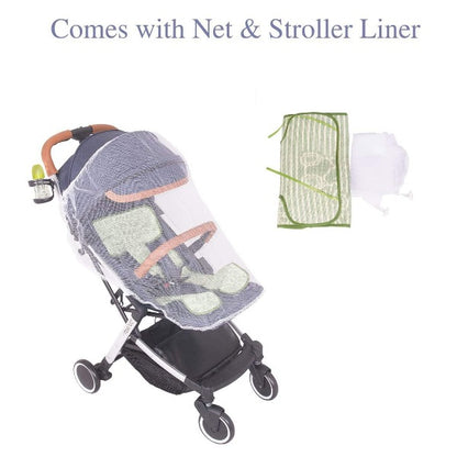 Polka Tots Baby Trolley Stroller Comes with Net & Stroller Liner